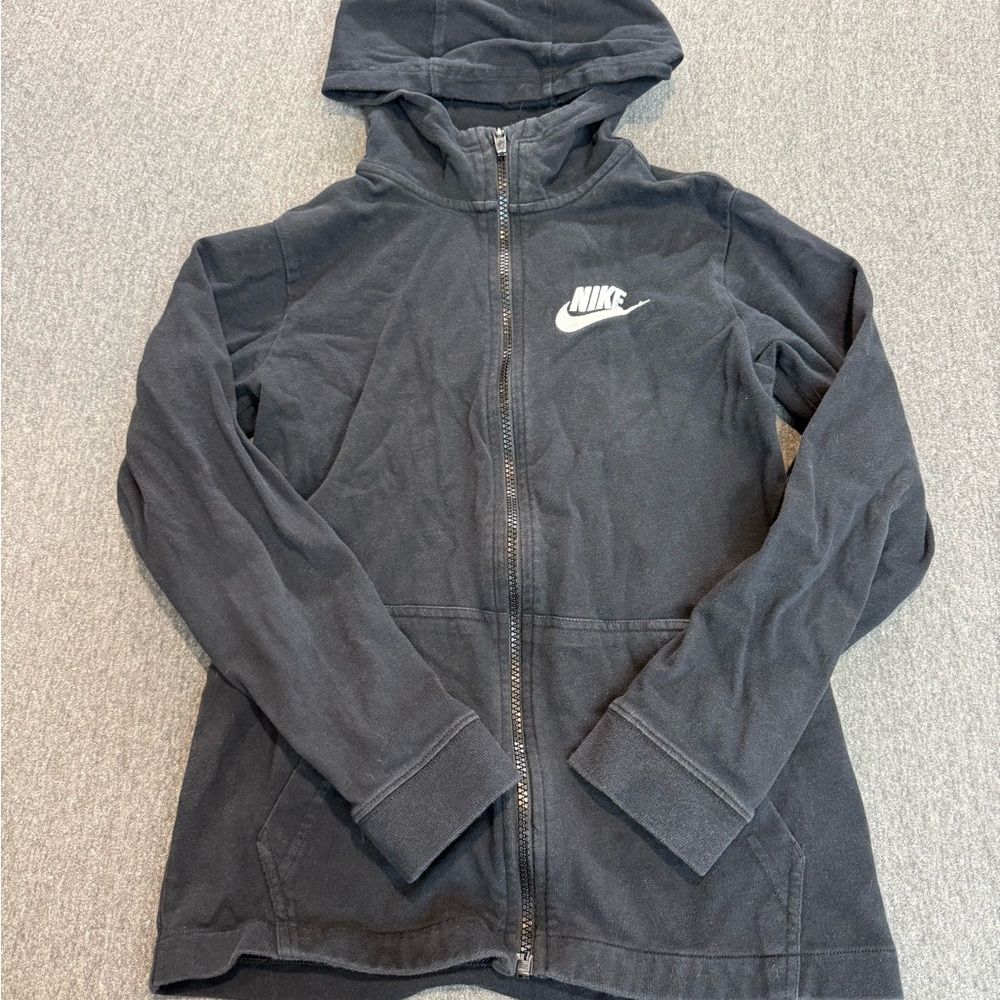 Nike Kids Charcoal Zip-Up Jacket